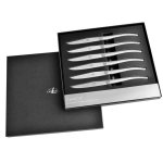 Coffret prestige 6 couteaux de table forge de laguiole design starck