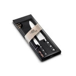 Coffret sabatier id�al inox 2 couteaux forg�s (chef + office) made in france