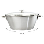 Confituri�re en inox cristel grande tabl�e + couvercle