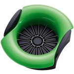 Coupe pomme en 16 quartiers triangle en inox et en abs Coupe pomme en 16 quartiers triangle en inox et en abs