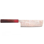 Couteau 16cm nakiri vg10 nashiji rainbow takeshi saji