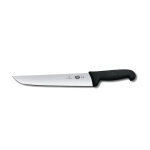 Couteau de boucher 18cm manche fibrox noir victorinox 5. 5203. 18