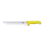 Couteau de boucher 20cm manche fibrox jaune victorinox 5. 5208. 20