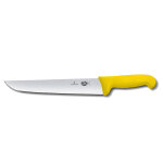 Couteau de boucher 26cm manche fibrox jaune victorinox 5. 5208. 26