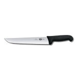Couteau de boucher 26cm manche fibrox noir victorinox 5. 5203. 26