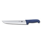 Couteau de boucher 28cm manche fibrox bleu victorinox 5. 5202. 28