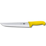 Couteau de boucher 36cm manche fibrox jaune victorinox 5. 5208. 36