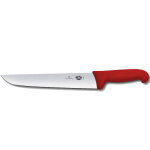 Couteau de boucher 36cm manche fibrox rouge victorinox 5. 5201. 36
