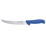 Couteau modle boucher alvol 26cm dick ergogrip manche coloris bleu