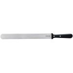 Couteau de boulanger triangle inox lame crante 30cm