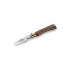 Couteau bricolage old bear noyer 11cm lame  encoches inox 420