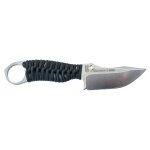 Couteau bushcraft / edc modèle karlican kar0113 wildsteer manche paracorde noir + étui kydex Couteau bushcraft / edc modèle karlican kar0113 wildsteer manche paracorde noir + étui kydex