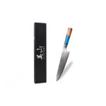 Couteau de chef kutoyama 20cm lame damas azur