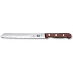 Couteau pour couper le pain victorinox wood lame dent�e de 21cm et manche en �rable