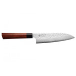 Couteau de cuisine japonais santoku kanetsugu heptagon uto 17cm