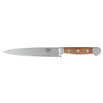 Couteau mod�le filet de sole 18cm forg� alpha poire g�de manche en bois de poirier