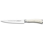 Couteau filet de sole classic ikon blanc / creme de w�sthof - lame flexible 16 cm