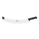 Couteau  fromage et pizza 38cm icel double manche noir