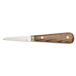 Couteau  huitre lancette manche palissandre lame inox