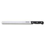 Couteau � jambon alv�ol� 28cm largeur 24mm classic 3 rivets bargoin