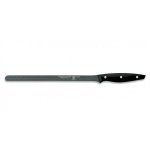 Couteau a jambon lame alv�ol�e anti - adh�rente 30cm manche noir m&g