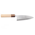 Couteau japonais modèle deba 15cm nakamura kaishin saku magnolia Couteau japonais modèle deba 15cm nakamura kaishin saku magnolia