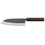 Couteau japonais mod�le santoku 18cm nishida shirogami