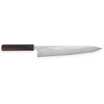 Couteau japonais takeshi saji sujihiki 24cm acier r2 damas Couteau japonais takeshi saji sujihiki 24cm acier r2 damas