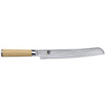 Couteau kai shun classic white modèle pain 23cm lame damassée Couteau kai shun classic white modèle pain 23cm lame damassée