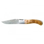 Couteau laguiole gilles, lame damas inox, manche 13cm genvrier