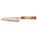 Couteau lame 16, 5cm bunka �rable damas 12cr sayuto