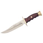 Couteau muela bowie 9238 manche en bois de stamina avec tui