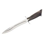 Couteau muela mod�le chevreuil 9220 lame 22cm manche en bois de cerf