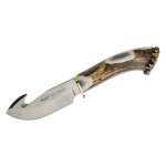 Couteau muela viper lame en inox et manche en bois de cerf