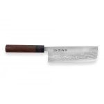 Couteau modle nakiri 16. 5cm kanetsune acier au carbone blue steel 2