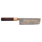 Couteau mod�le nakiri japonais vg10 gold takeshi saji