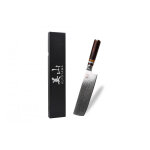 Couteau nakiri kutoyama 17cm lame damas et manche pakka rainbow