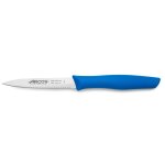 Couteau d'office arcos nova lame dent�e bleu