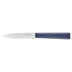 Couteau d'office opinel n�313 lame crant�e en polym�re bleu