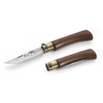 Couteau old bear (l) lame 9cm manche en bois de noyer amricain