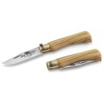 Couteau old bear (m) lame 8cm manche en bois d'olivier huil