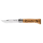 Couteau opinel animalia 2 n8 vri chamois