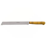 Couteau  pain manche en buis nontron lame 19cm