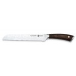 Couteau � pain martel� sakura 3 claveles manche pakka 19cm