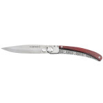 Couteau pliant artisanal charlemagne 11, 5cm bois rouge