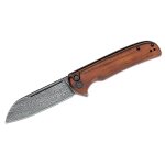 Couteau pliant civivi chevalier bubinga damas Couteau pliant civivi chevalier bubinga damas
