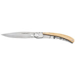 Couteau pliant le coq fran�ais jeanne d'arc 11, 5cm bois d'olivier