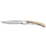 Couteau pliant le coq fran�ais nautic 11, 5cm bois d'olivier