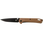 Couteau pliant gerber modle zilch blackwashed manche en frn coyote 10, 3cm
