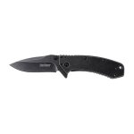 Couteau pliant kershaw modèle cryo ks. 155bw blackwashed manche en acier inox Couteau pliant kershaw modèle cryo ks. 155bw blackwashed manche en acier inox